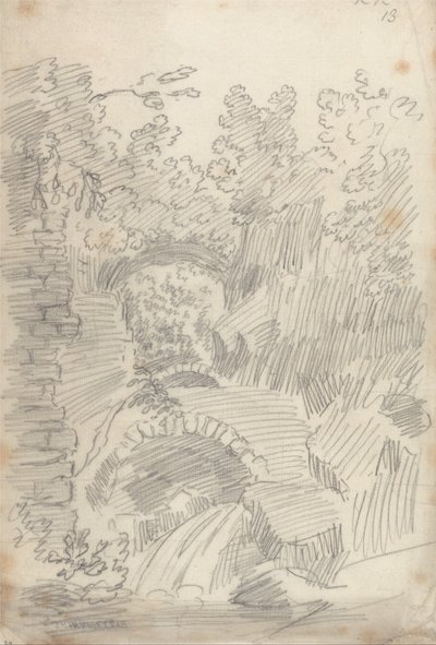 A Rocky Ravine by John Robert Cozens
